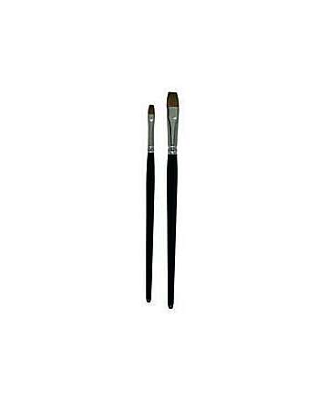 Synthetic Kolinsky Flat Watercolor Brush Size 4